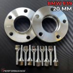 20mm thickness BMW wheel spacer kit with bolts suitable for the 5 Series BMW E39 model only