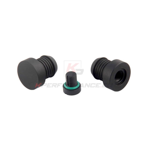 Complete EGR delete kit for M57N engines specifically designed for BMW E46 E60 E61 E65 and E53 models without an electronic throttle body but with a quick-release connector (C-Clip) on the intake hose (Image 2)