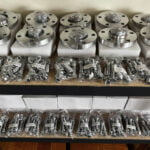 15mm thickness BMW wheel spacer kit with bolts that will fit most BMW F-Series models (Image 3)