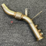 High-quality downpipe for BMW E90 E91 E92 E93 325d 330d 330xd with N57 engine (Image 4)