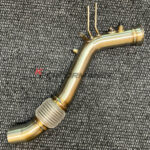 High-quality Catless Downpipe for BMW F32 F33 F36 418d 420d 420dX 425d models with B47 N47N and N47S1 engines (Image 3)