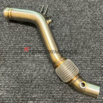 High-quality Catless Downpipe for BMW X3 F25 X4 F26 18d 20dX 28dX models with B47 and N47N engines (Image 3)