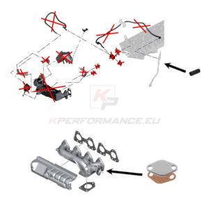 BMW EGR Valve And Cooler Delete Kit N47, N47S - KPerformance