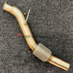 High-quality 3-inch downpipe for BMW E60 535d and E61 535d pre-facelift models equipped with the M57N (M57TU) engine