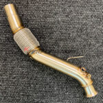 High-quality 3-inch downpipe for BMW E60 535d and E61 535d pre-facelift models equipped with the M57N (M57TU) engine
