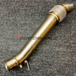 High-quality 3" downpipe for BMW E60 E61 520d with N47 engine