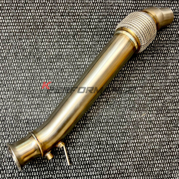 High-quality 3" downpipe for BMW E60 E61 520d with N47 engine