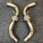 High-quality downpipe for BMW X5 F15 50iX and X6 F16 50iX models with N63N (N63TU) engine